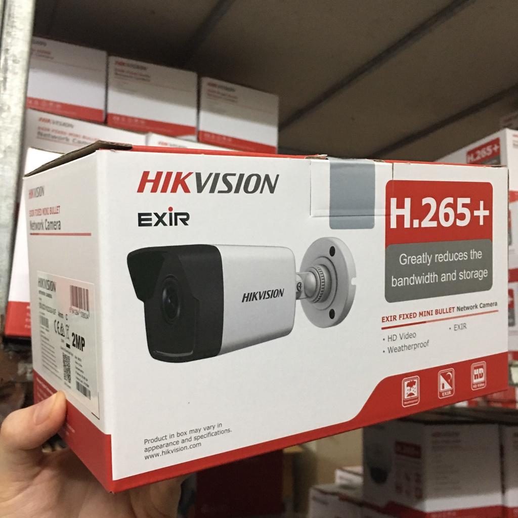 Camera IP thân trụ HIKVISION DS-2CD1023G0-IUF vầ DS-2CD1043G0-IUF loại 2Mp hoặc 4Mp ngoài trời.hồng ngoại - Hàng Chính Hãng