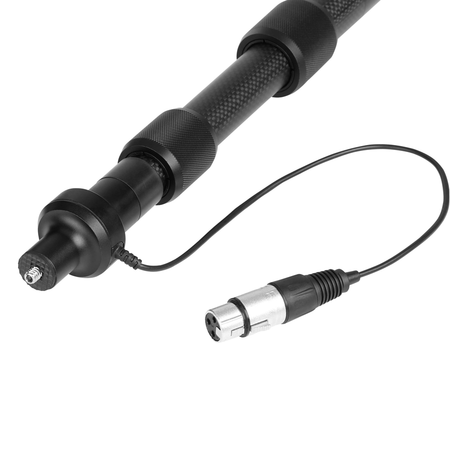 Gậy Boompole Carbon Fiber Cho Microphone Phỏng Vấn Boya BY-PB25 - Hàng Chính Hãng