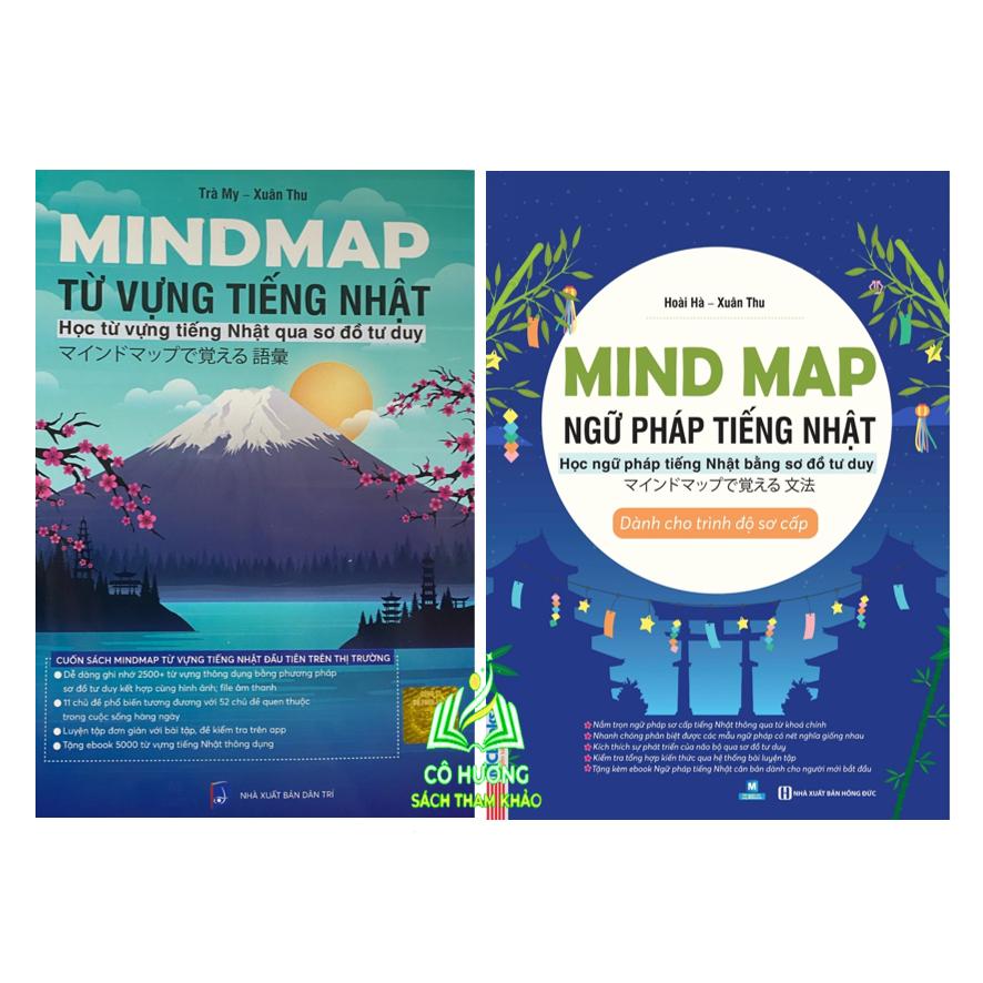 Sách - Mindmap Ngữ pháp tiếng Nhật Học Ngữ pháp tiếng Nhật qua sơ đồ tư duy (MC)