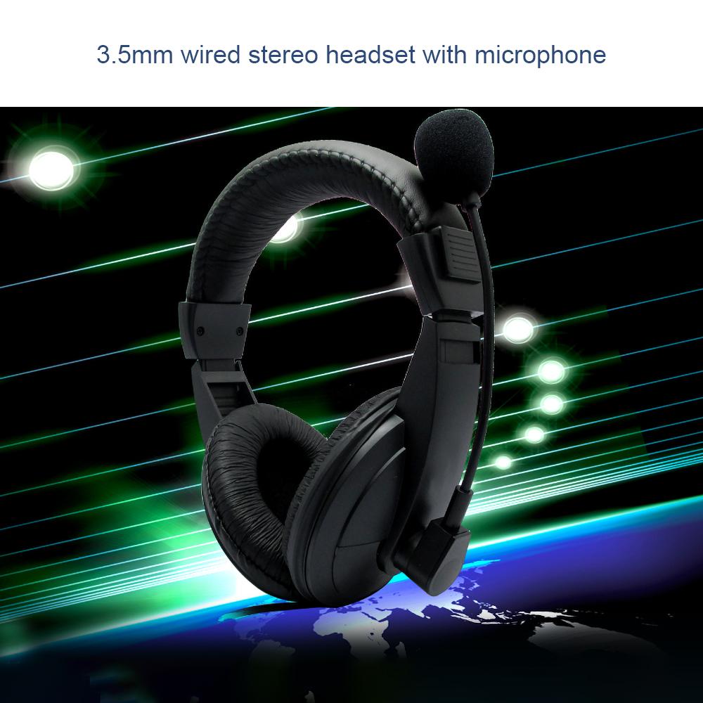 3.5Mm Chơi Game Có Dây Tai Nghe Âm Thanh Nổi Game Tai Nghe Tai Nghe Chụp Tai Kèm Mic Cho Máy Tính Máy Tính Skype MSN PS4 Play Station 4