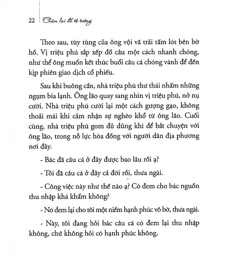 Chậm Lại Để Tỏ Tường