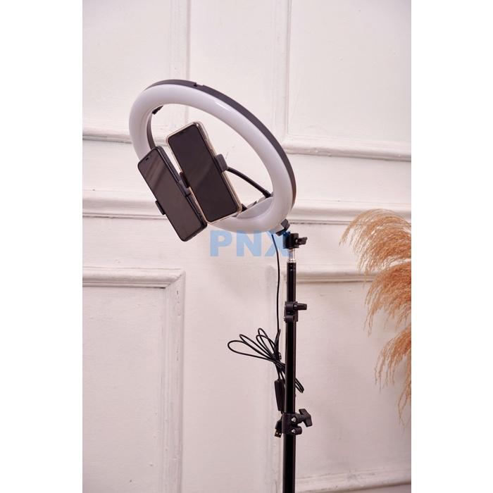 Đèn Livestream 33cm kèm Chân đỡ đèn bằng sắt dài 2m1 nhập khẩu mới 100% xuất VAT công ty