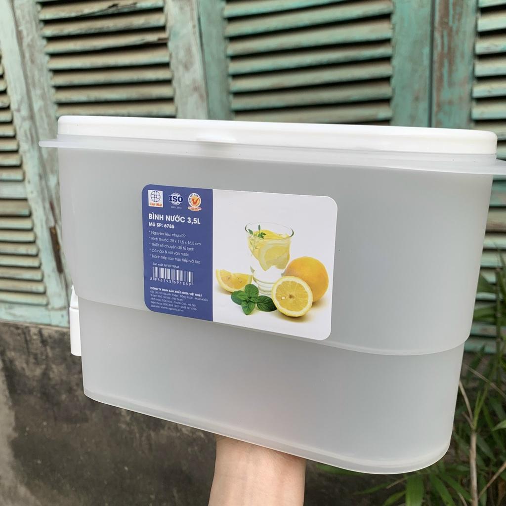 BÌNH NƯỚC 3,5L VIỆT NHẬT CÓ VÒI TIỆN LỢI