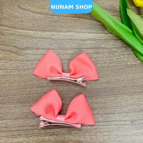 Set 2 kẹp tóc nơ công chúa siêu đáng yêu hottrend Nunam shop