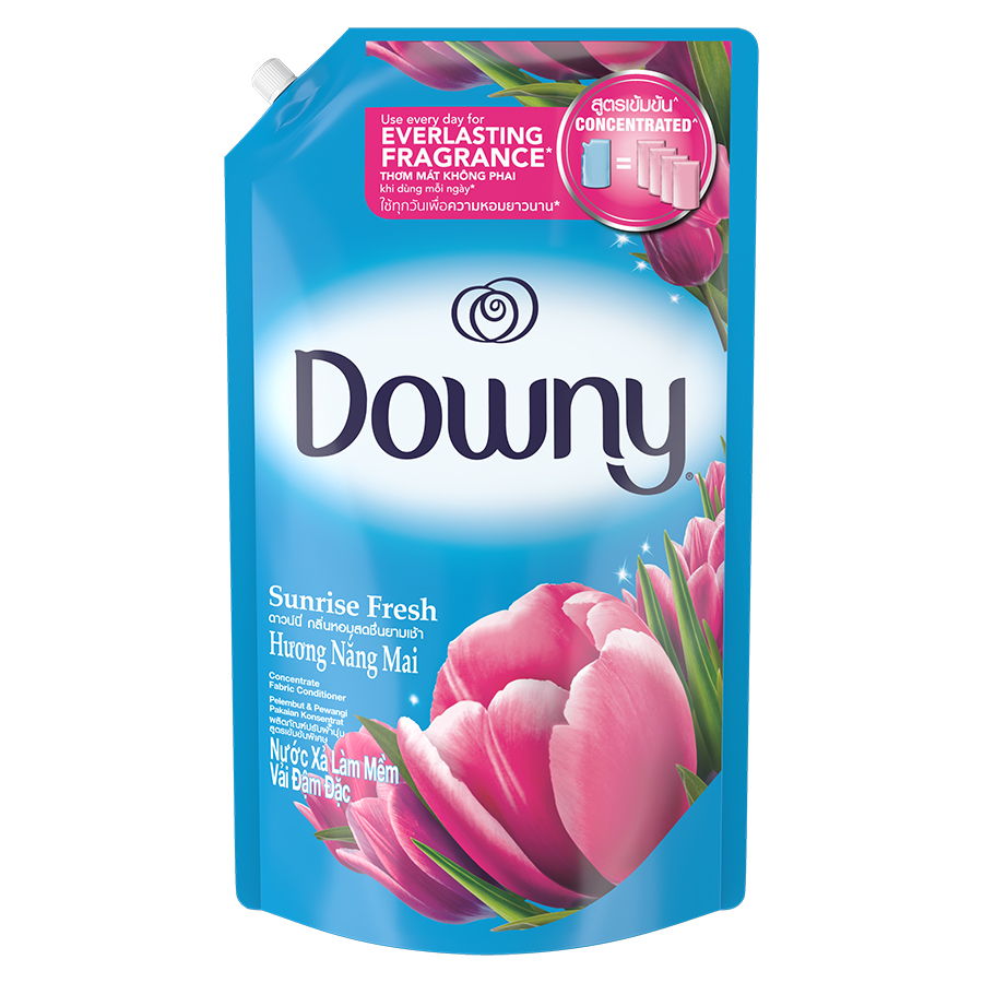 Nước Xả Vải Downy Hương Nắng Mai Túi 1.6L