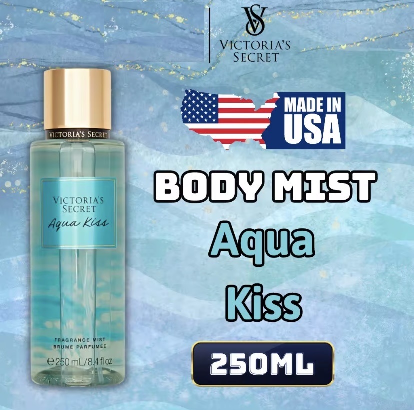 Victoria Secret Aqua Kiss Chính Hãng - Body Mist Victoria Secret Aqua Kiss 250ml & Lotion Victoria Secret Aqua Kiss Chính Hãng 236ml
