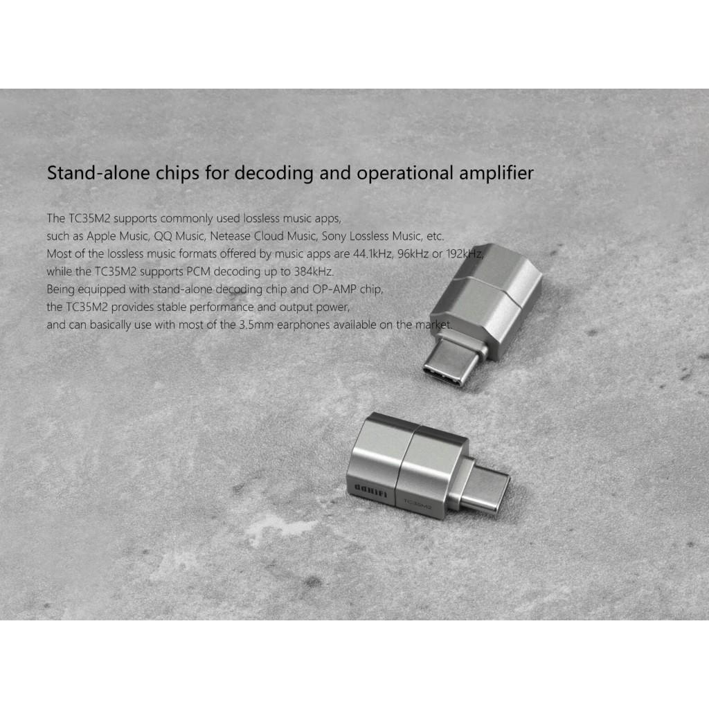 Bộ Giải Mã Di Động Dac/Amp ddHiFi TC35M2 Hàng Chính Hãng - Bảo Hành 12 Tháng