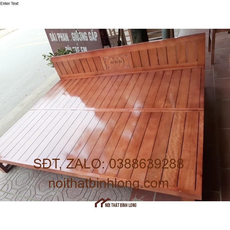 Giường gỗ gấp gọn