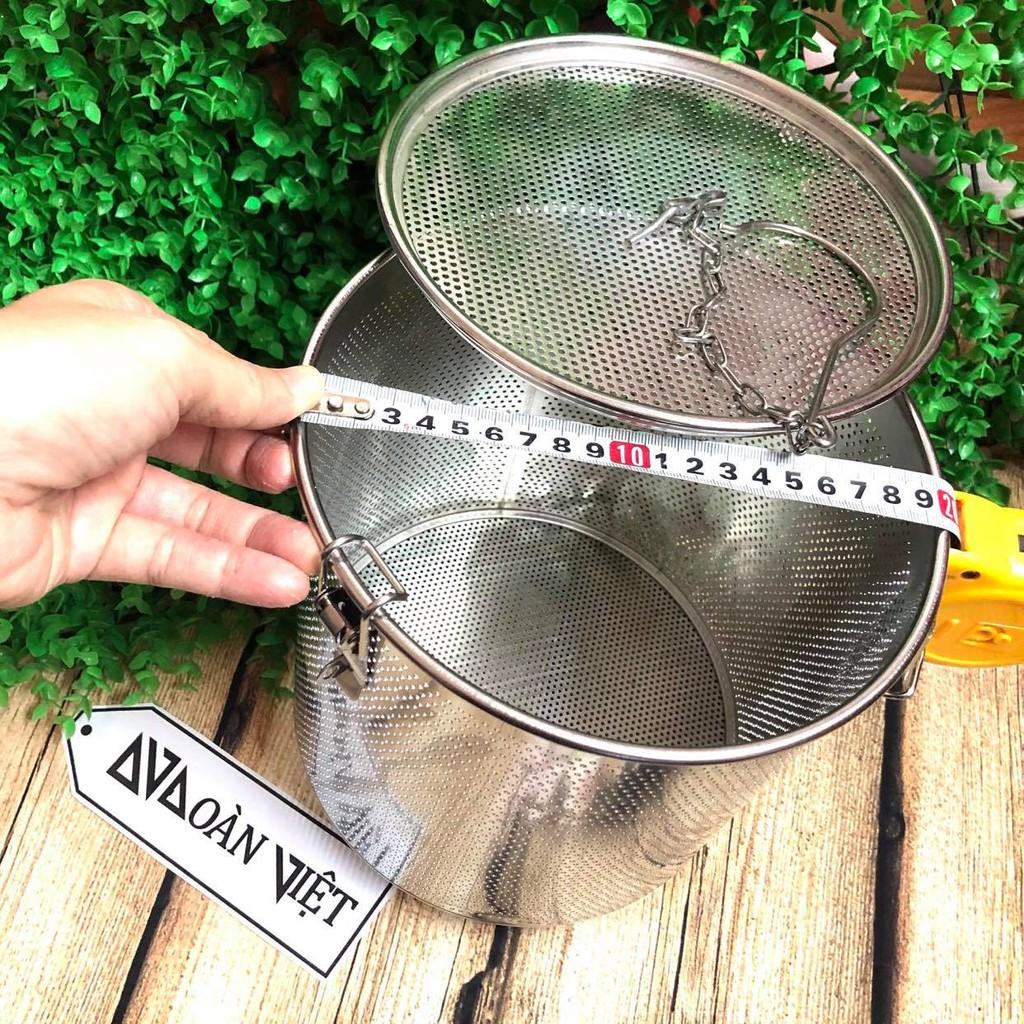 Dụng cụ Lọc Trà, Lọc Gia Vị Inox Không Gỉ Cao Cấp - Có móc treo tiện dụng
