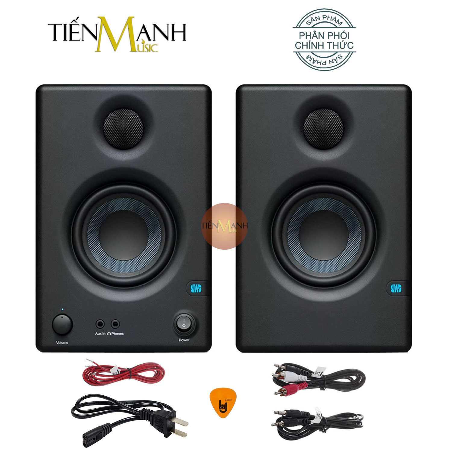 [New, Gen 2] Loa Kiểm Âm Nghe Nhạc Presonus E3.5 Gen2 Eris Powered Studio Monitor Speaker E35 Pair Hàng Chính Hãng