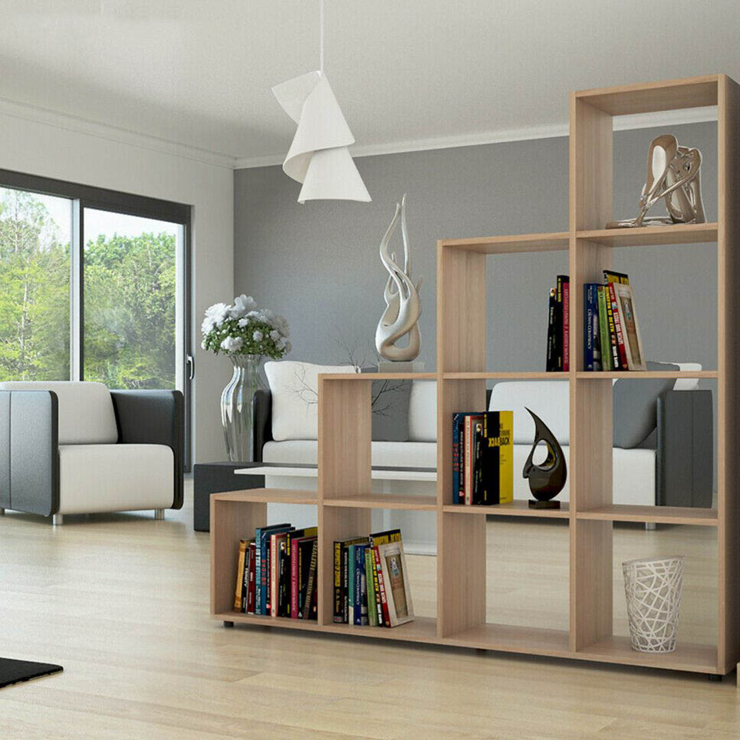 Tủ để sách gỗ công nghiệp nhỏ gọn SMLIFE Brill