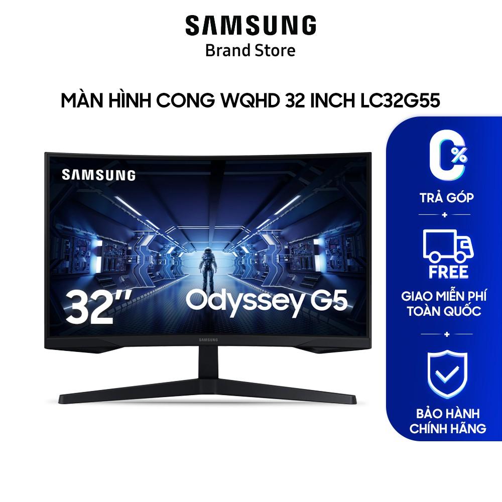 Màn hình cong Samsung LC32G55 dòng 32 inch - Hàng chính hãng