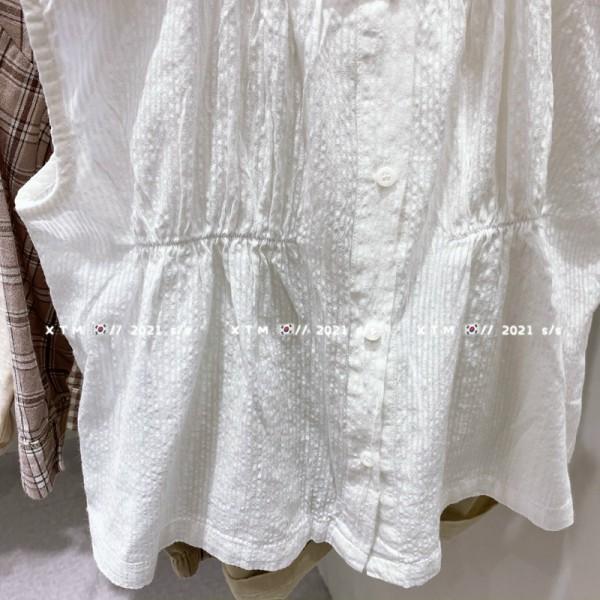 ÁO SƠ MI TRẮNG XẾP LY BG-CP KID