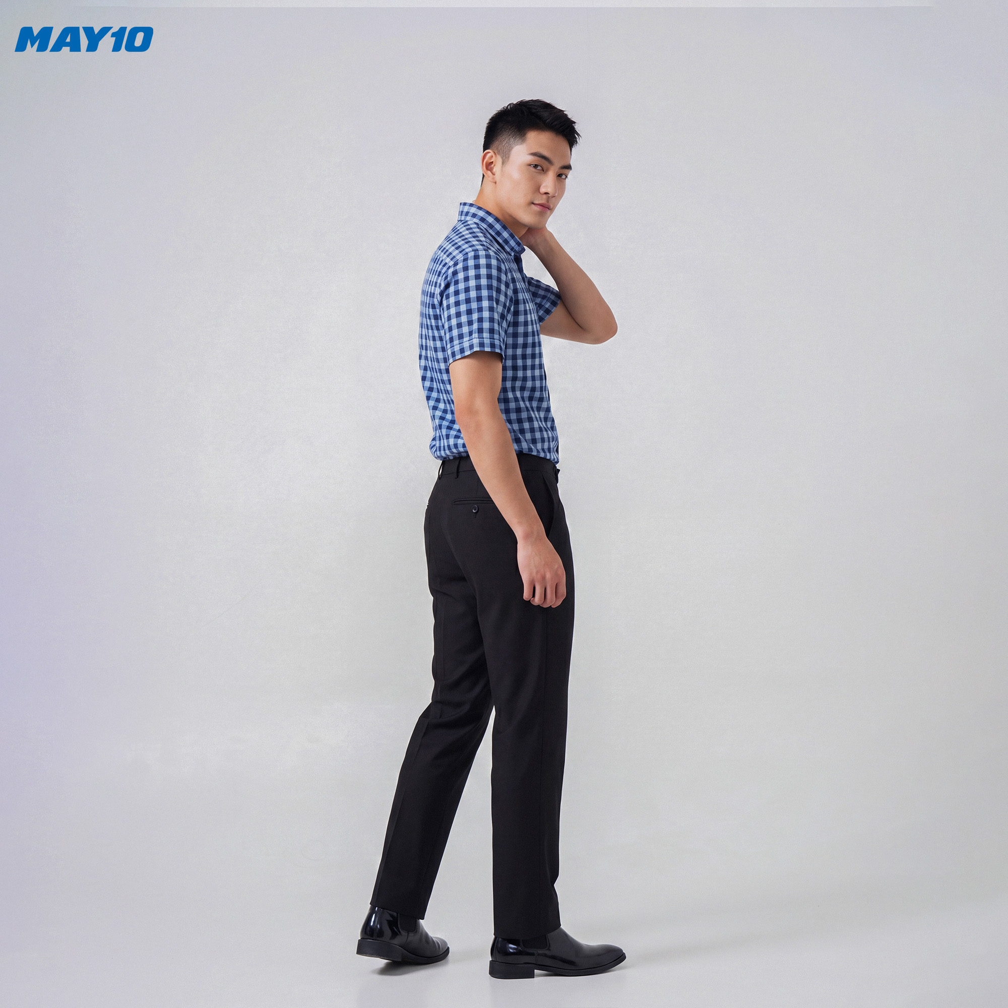 Áo Sơ mi nam cộc tay May 10 form SlimFit mã 010126003 màu 3