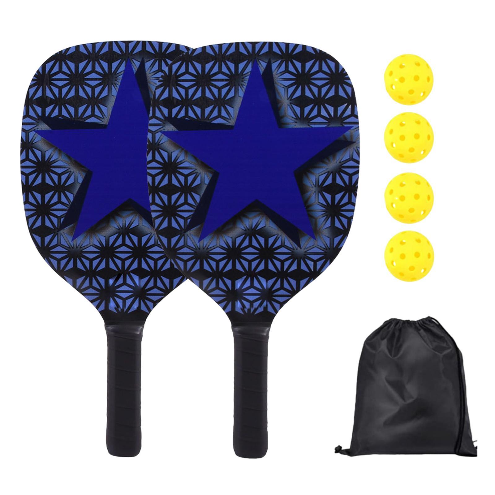 Pickleball Paddles Set of 2 with Storage Bag Pickle Ball Racquets for Indoor Outdoor