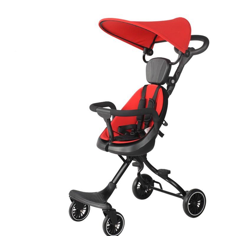 Xe đẩy 2 chiều gấp gọn Baobaohao Only V3 Plus có đệm và mái che