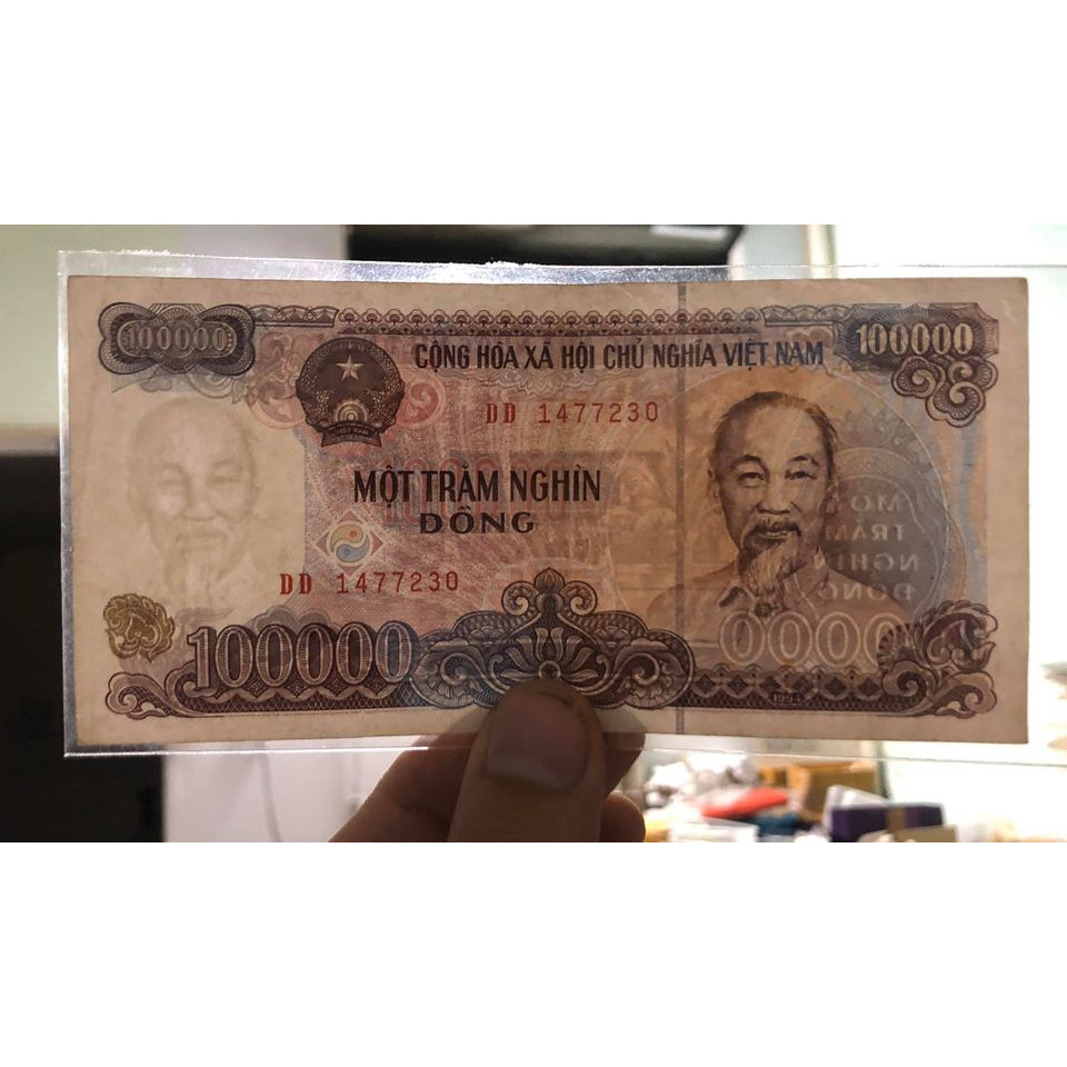 Tờ 100 ngàn đồng Việt Nam 1994, tiền xưa bao cấp sưu tầm