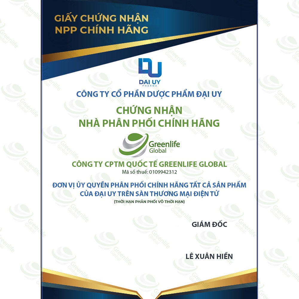 Trà gừng Đại Uy (Hộp 10 túi trà)