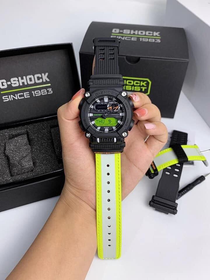 Đồng Hồ Casio G-Shock GA-900E-1A3 Nam - 2 Bộ Dây - Chống Nước 200M - Bảo Hành Chính Hãng 5 Năm