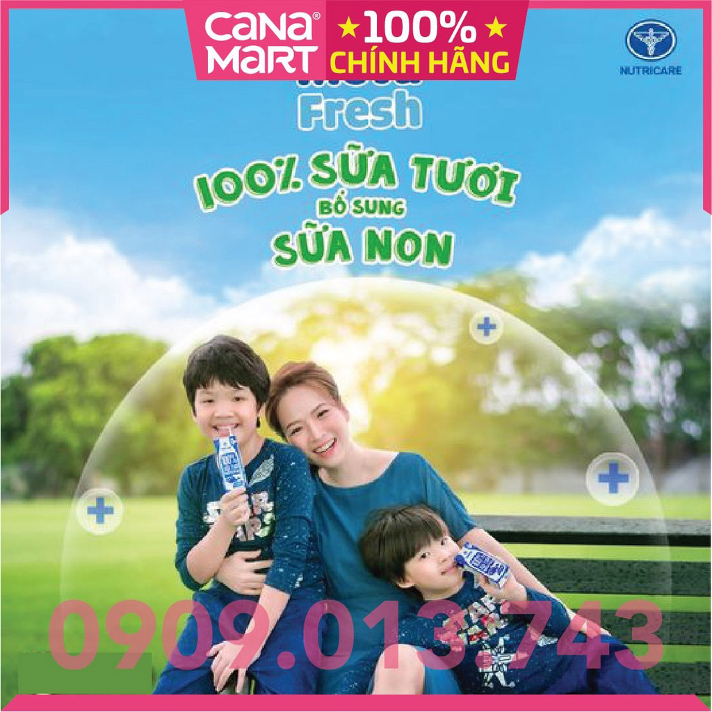 Thùng sữa tươi Nutricare Meta Fresh Ít Đường sữa non tăng cường miễn dịch