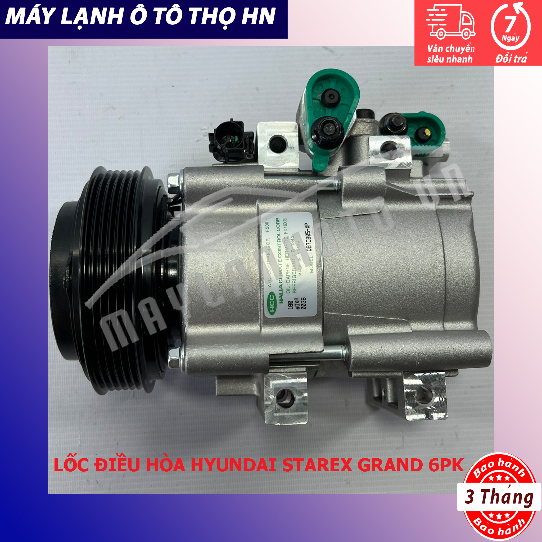 Lốc điều hòa Hyundai Starex Grand 2007 2008 2009 2010 2011 2012 2013 2014 2015 Hàn Quốc 07 08 09 10 11 12 13 14 15 97701-4H100