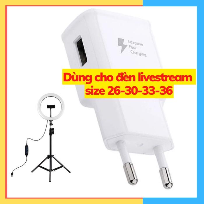 Củ Sạc Cho Đèn Livestream