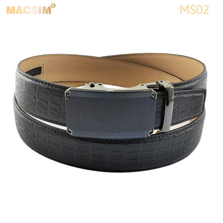 Thắt lưng nam da thật cao cấp nhãn hiệu Macsim MS02