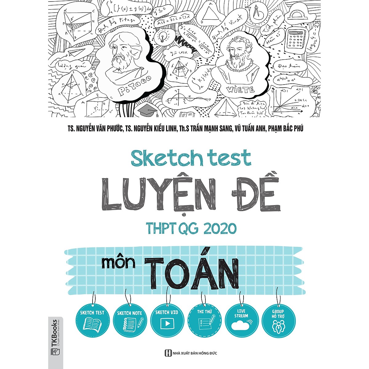 Giúp con học giỏi - Combo HỌC TOÁN 1  Bứt Phá Điểm Thi THPT Quốc Gia Môn Toán (Tập 1) + SKETCH TEST LUYỆN ĐỀ THPT QUỐC GIA MÔN TOÁN MH