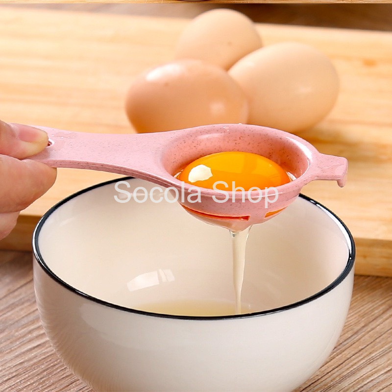 Dụng Cụ Tách Lòng Trắng Trứng Làm Bánh Bằng Nhựa Lúa Mạch [Giao Màu Ngẫu Nhiên]
