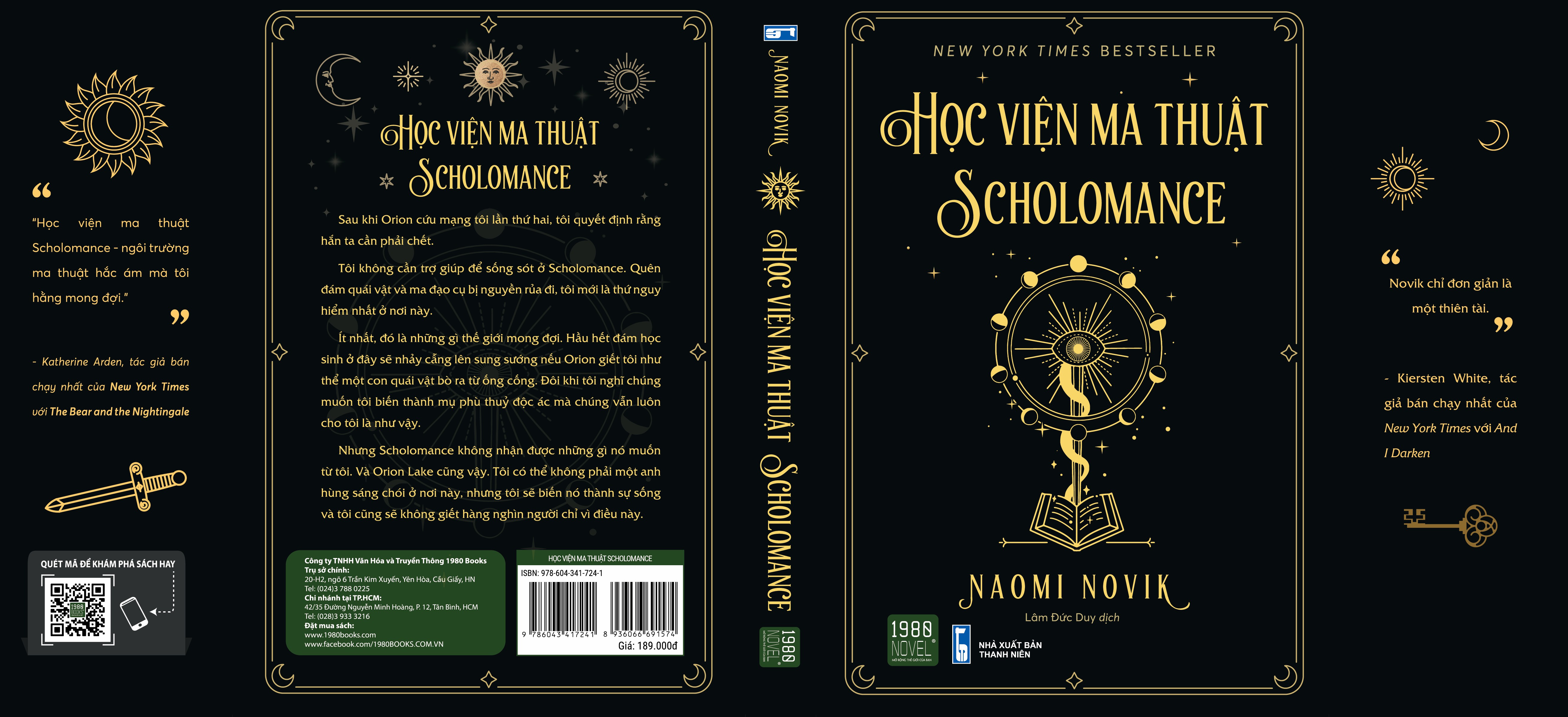 Hình ảnh Sách - Học Viện Ma Thuật Scholomance - 1980Books