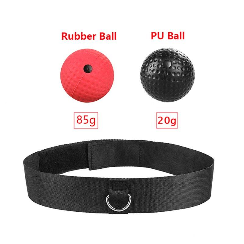 Boxing Reflex Ball Speed Force Punching Bag Fitness MMA Sanda Raising Reaction Hand Eye Agility Training Headband Gym Muay Thai