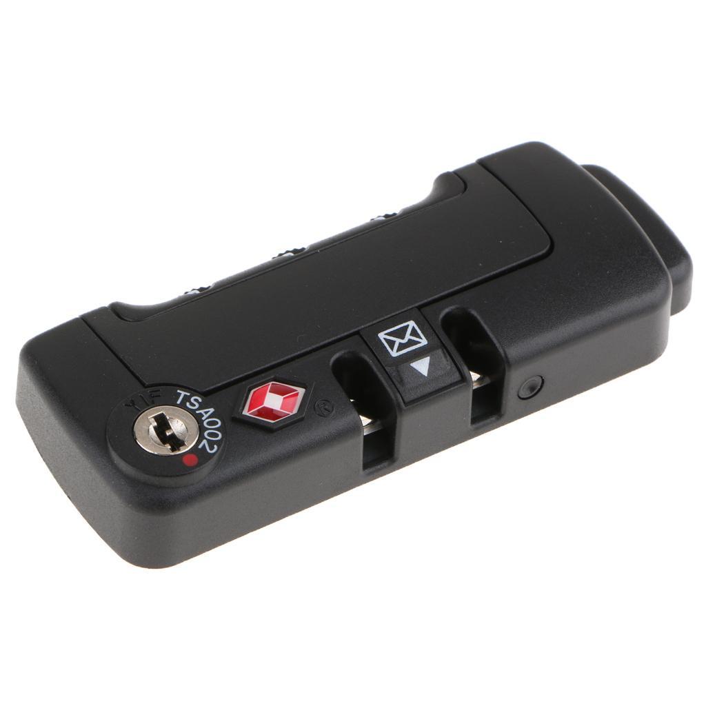 Secure Luggage 3 Digit Combination Lock Suitcase Bag Code Lock Padlock