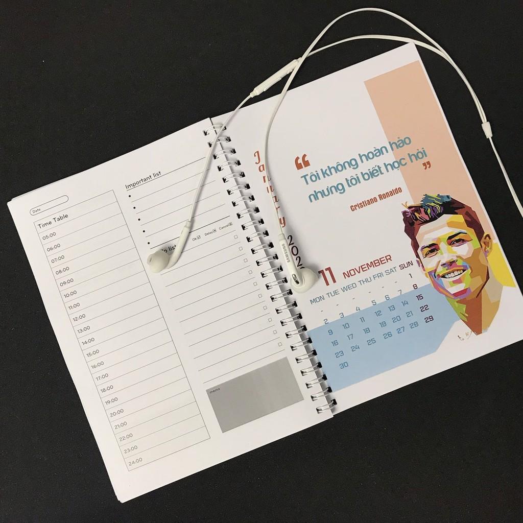 Bộ 3 sổ tay Planner lập kế hoạch hiệu quả