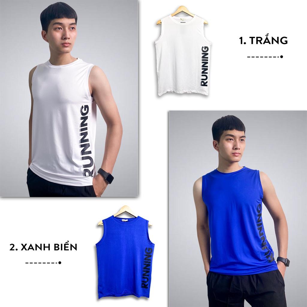 Áo sát nách thể thao nam áo ba lỗ tanktop nhiều màu Running