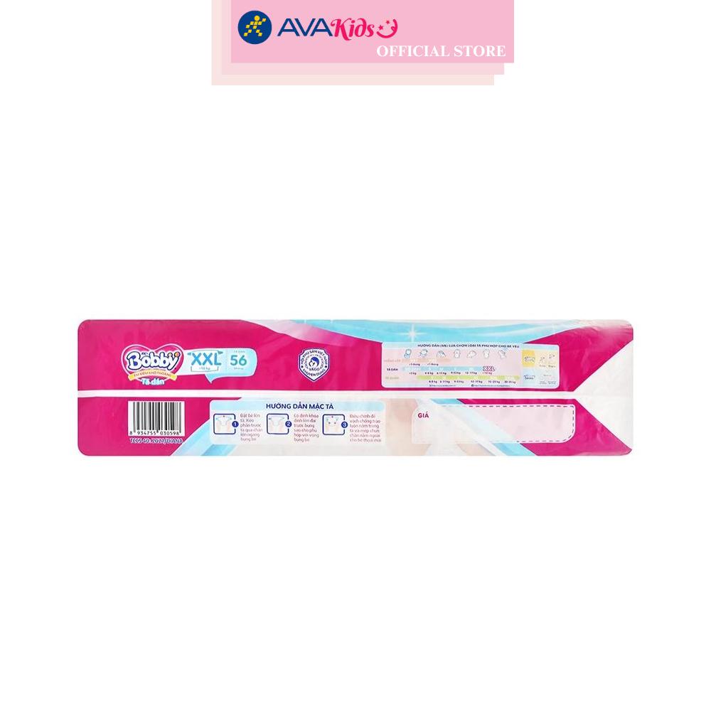 Tã dán Bobby size XXL 56 miếng (Trên 16 kg)