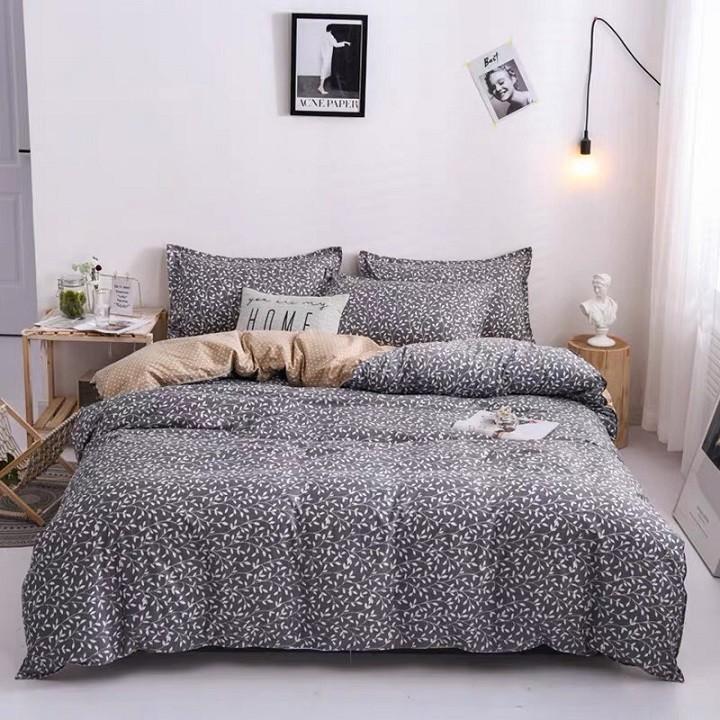 Bộ chăn ga 4 món cotton Tici cao cấp đủ size đủ màu TC04