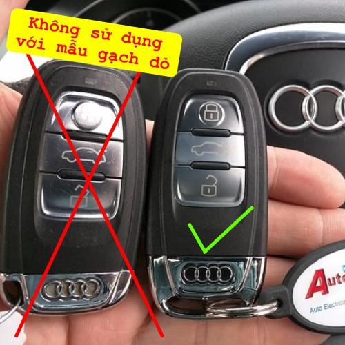 Bao da dành cho chìa khoá Audi A3, A4, A5, A6, A7, A8, A4L, A6L, Q5, Q7 handmade da thật 001