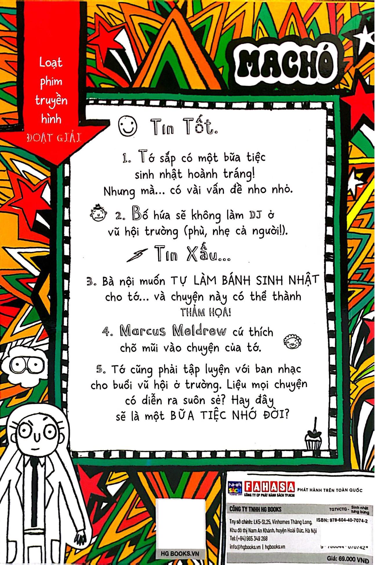 Sách - Thế Giới Tuyệt Vời Của Tom Gates - Sinh Nhật Tưng Bừng