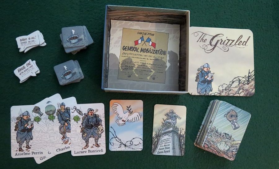 Đồ Chơi Board Game Grizzled Phối Hợp Chiến Thuật Tiếng Anh