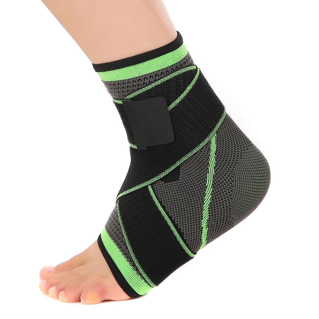 Adjustable Compression Sleeve Ankle Support Brace Wrap Strap Prevent Strain Heel Spurs Joint Pain Plantar Fasciitis