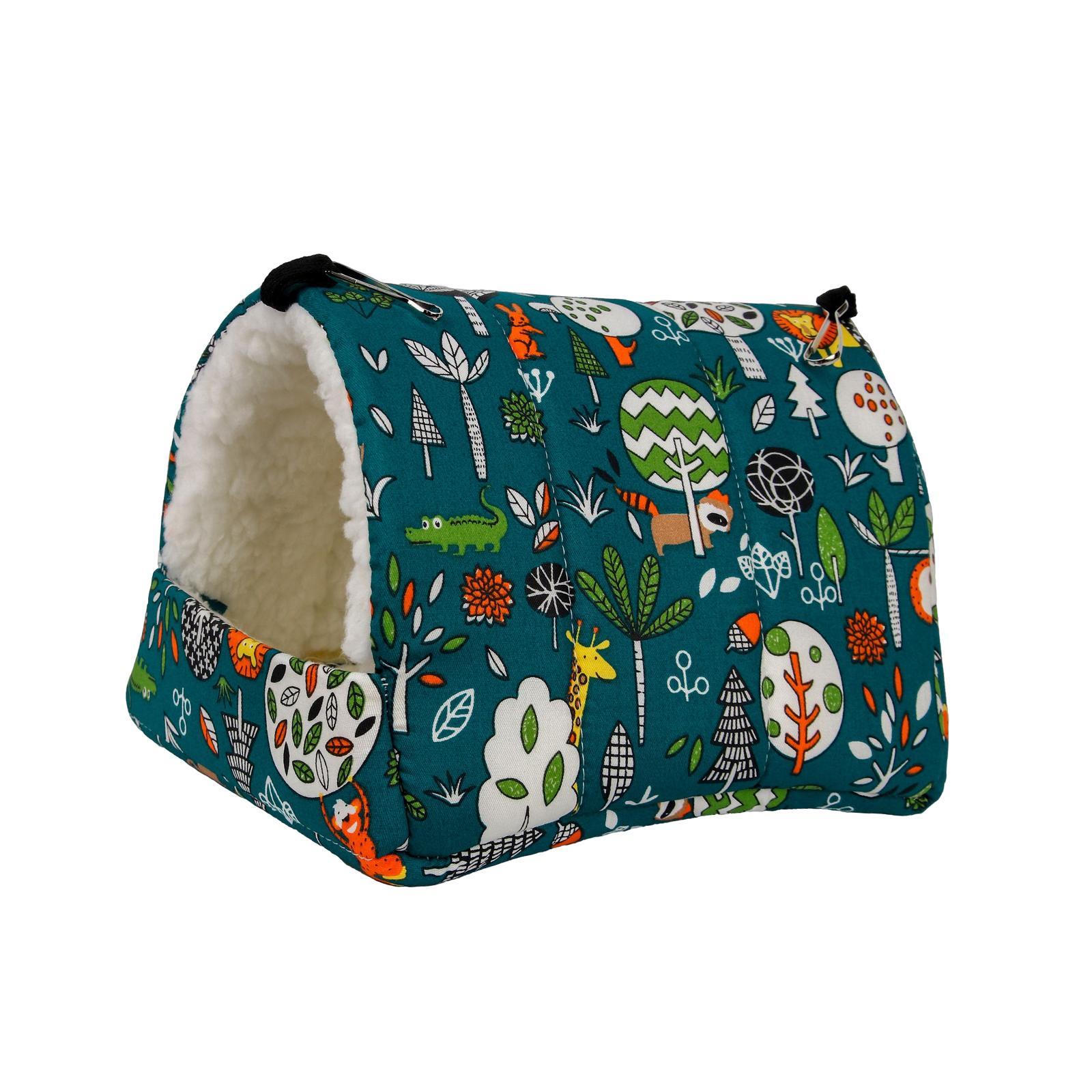 Soft Hamster Hammock Bed Cage Accessories Warm Hideout Hanging Bedding Toy House for Mouse Chinchilla Small Animals Ferret Sugar Glider