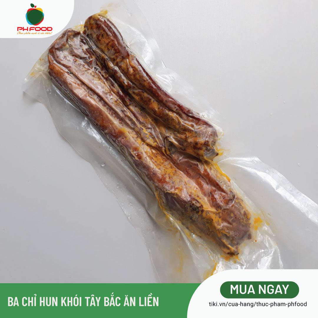- Ba Chỉ Hun Khói Tây Bắc Ăn Liền - 1Kg