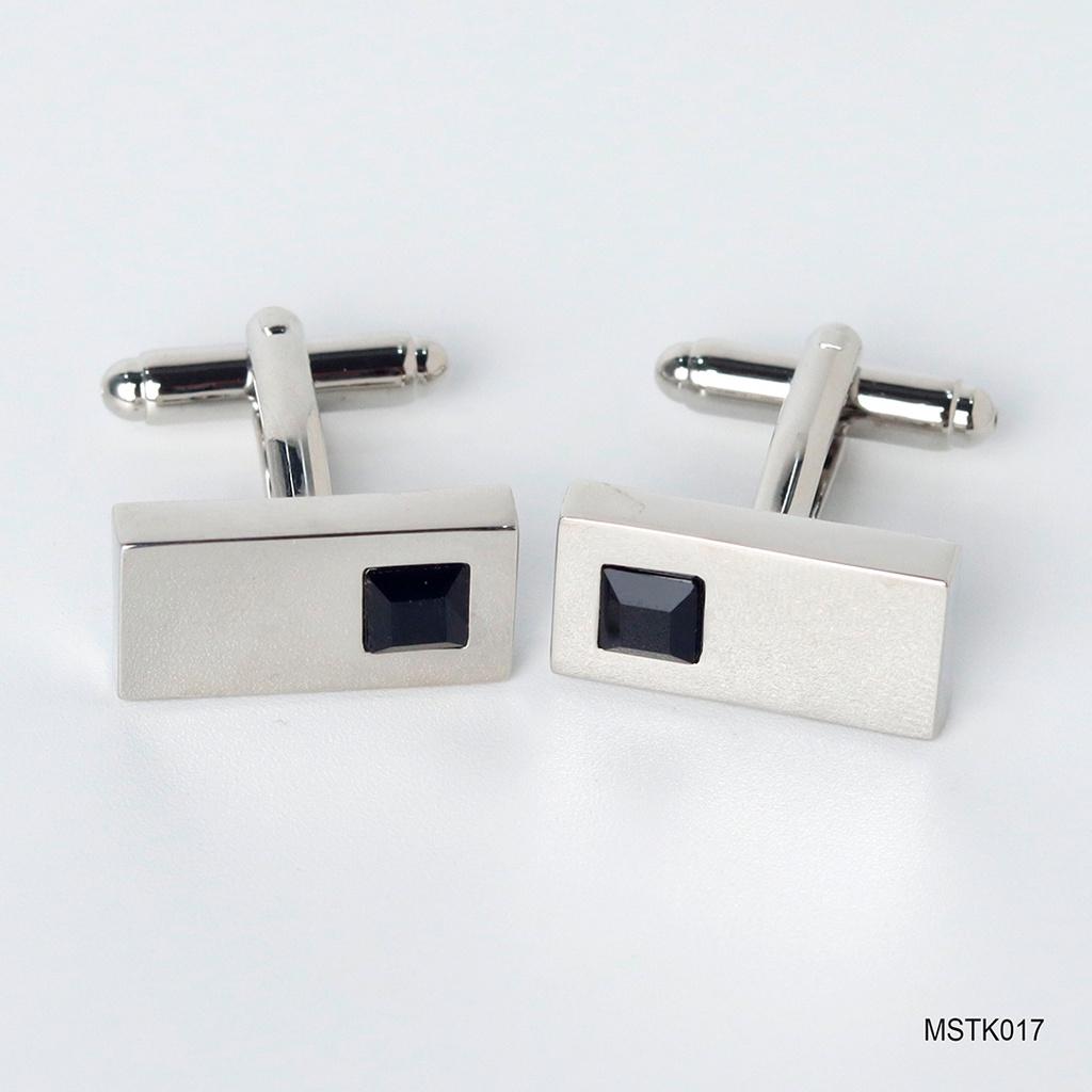 Khuy măng set Cufflinks màu bạch kim đa dạng mẫu mã - Thomas Nguyen