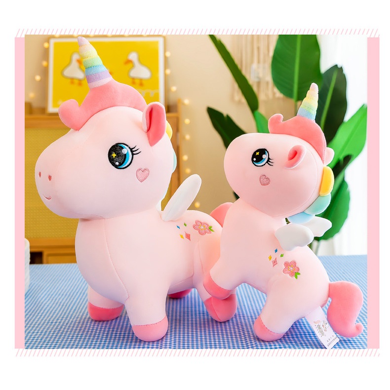 Gấu bông kỳ lân - Ngựa Unicorn cao cấp