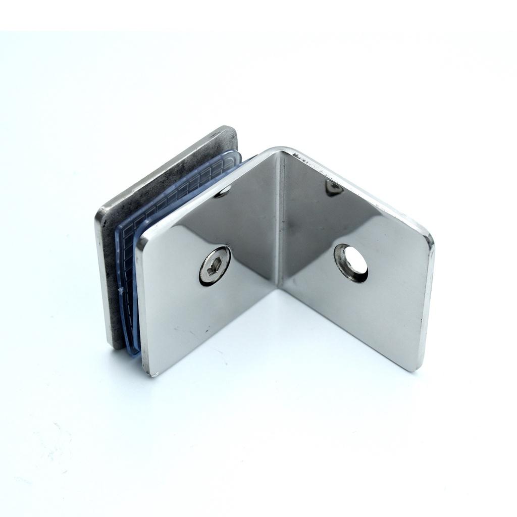 Pas bắt kính - Kẹp định vị cabin cửa kính, pas kính inox 304
