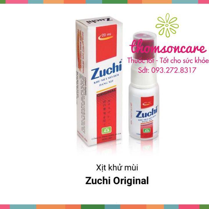 Zuchi xịt khử mùi hôi nách từ thảo dược - Chính hãng Hoa Linh
