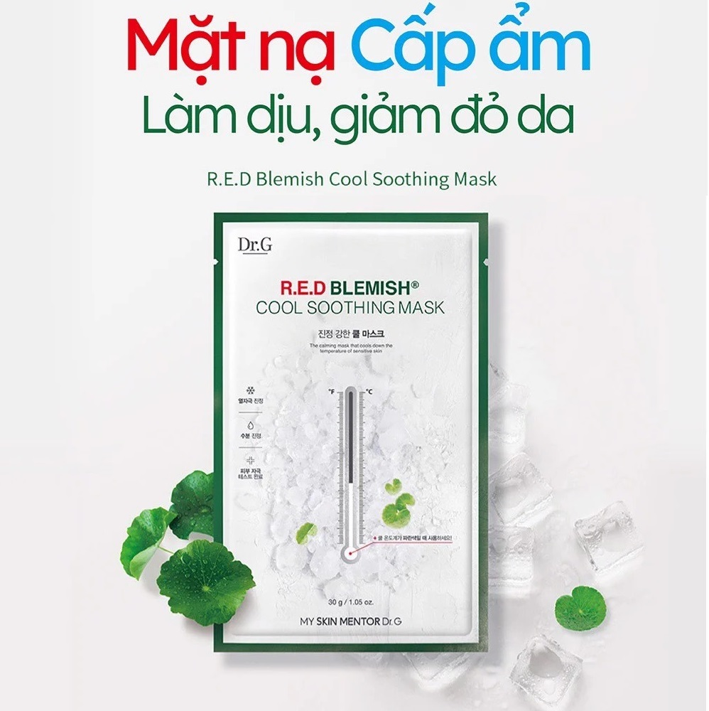 1 Miếng Mặt Nạ Giấy Dr.G R.E.D Blemish Cool Soothing Mask