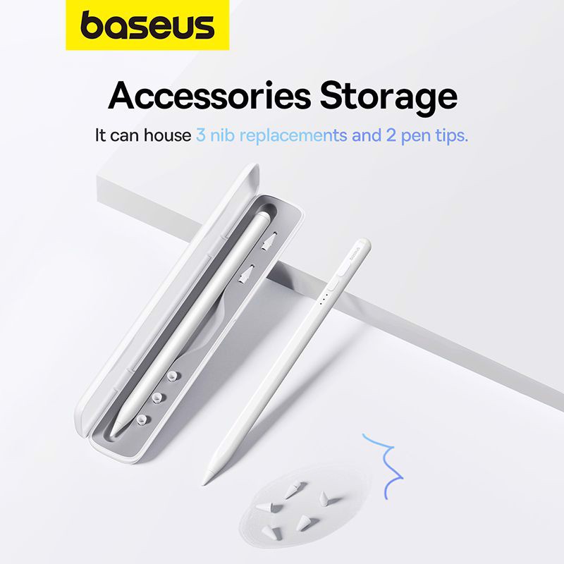 Hộp đựng bút Baseus Pencil Smooth Writing 2 Series Stylus Case P80015808211-00 cảm ứng từ tính - hàng chính hãng