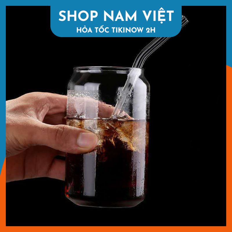 Ly Thủy Tinh Chịu Nhiệt Đựng Cà Phê Cold Brew, Sinh Tố và Các Loại Thức Uống Lạnh