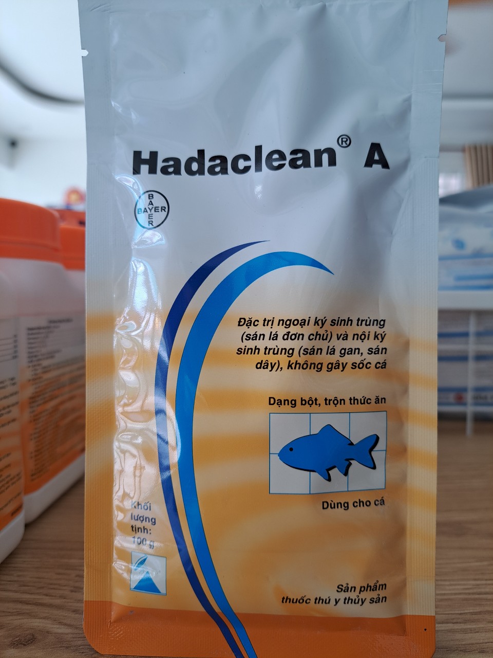 Hadaclean xổ kí sinh trùng cho cá ELANCO